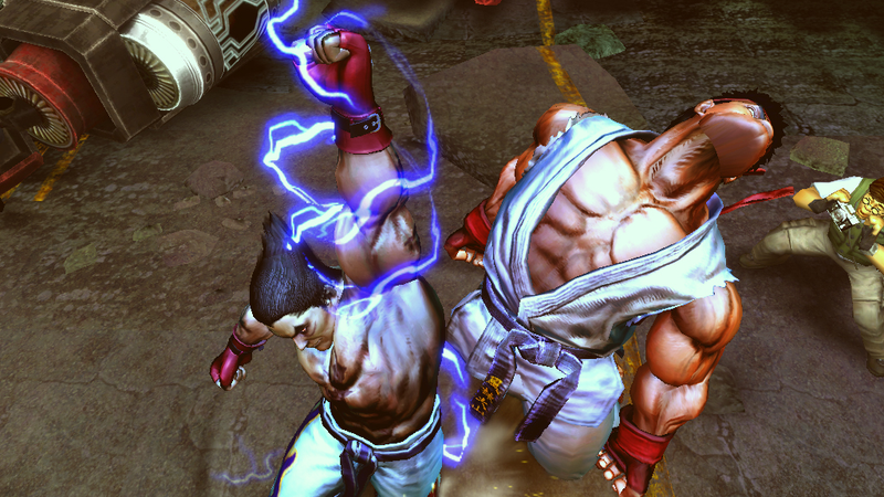 Illustration for article titled Street Fighter Gets Its Face Punched Off By Tekken